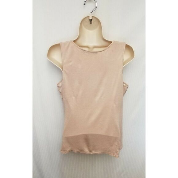 The Limited Gold Chiffon & Sequin Top Size Large - Picture 7 of 7